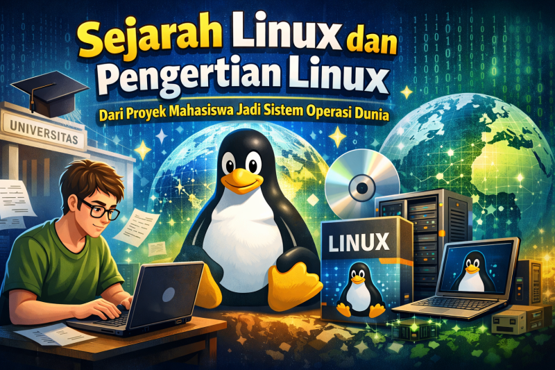 Sejarah Linux dan Pengertian Linux Dari Proyek Mahasiswa Jadi Sistem Operasi Dunia