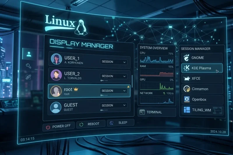 Mengenal Display Manager: Gerbang Utama dan Rahasia di Balik Layar Login Linux