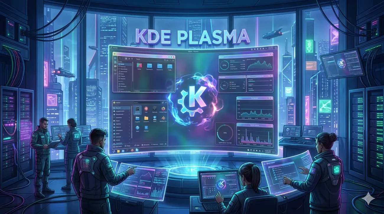 KDE Plasma Deaktop Environment Linux